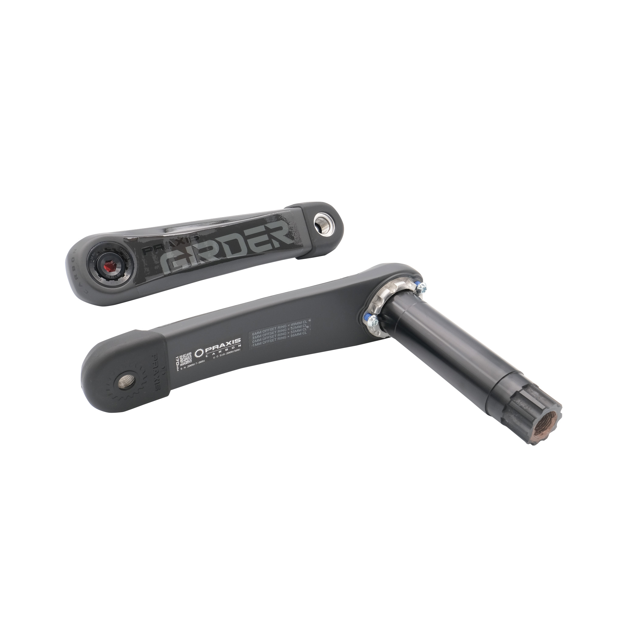 Praxis Works Girder Carbon G2 cranks, 170mm