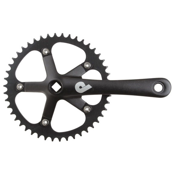 Pake Track Crankset, 1/8" - JIS 46tx170 Black