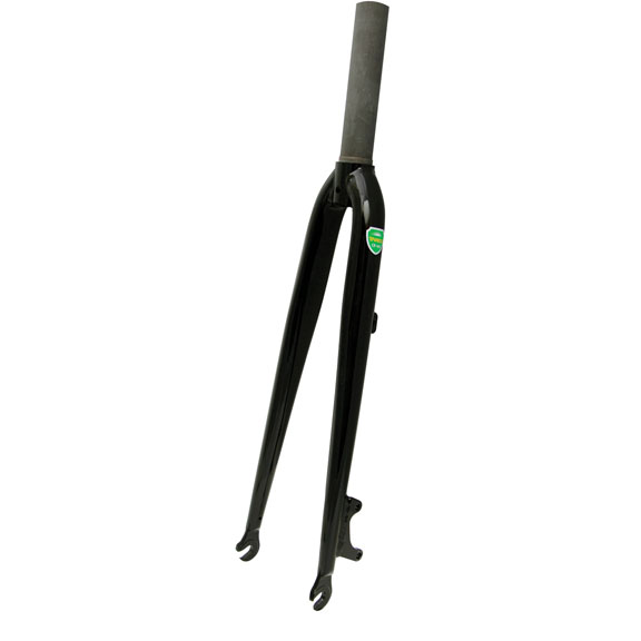 Pake CrMo 700c Polo Disc Fork, 1-1/8" Thrdls, Black