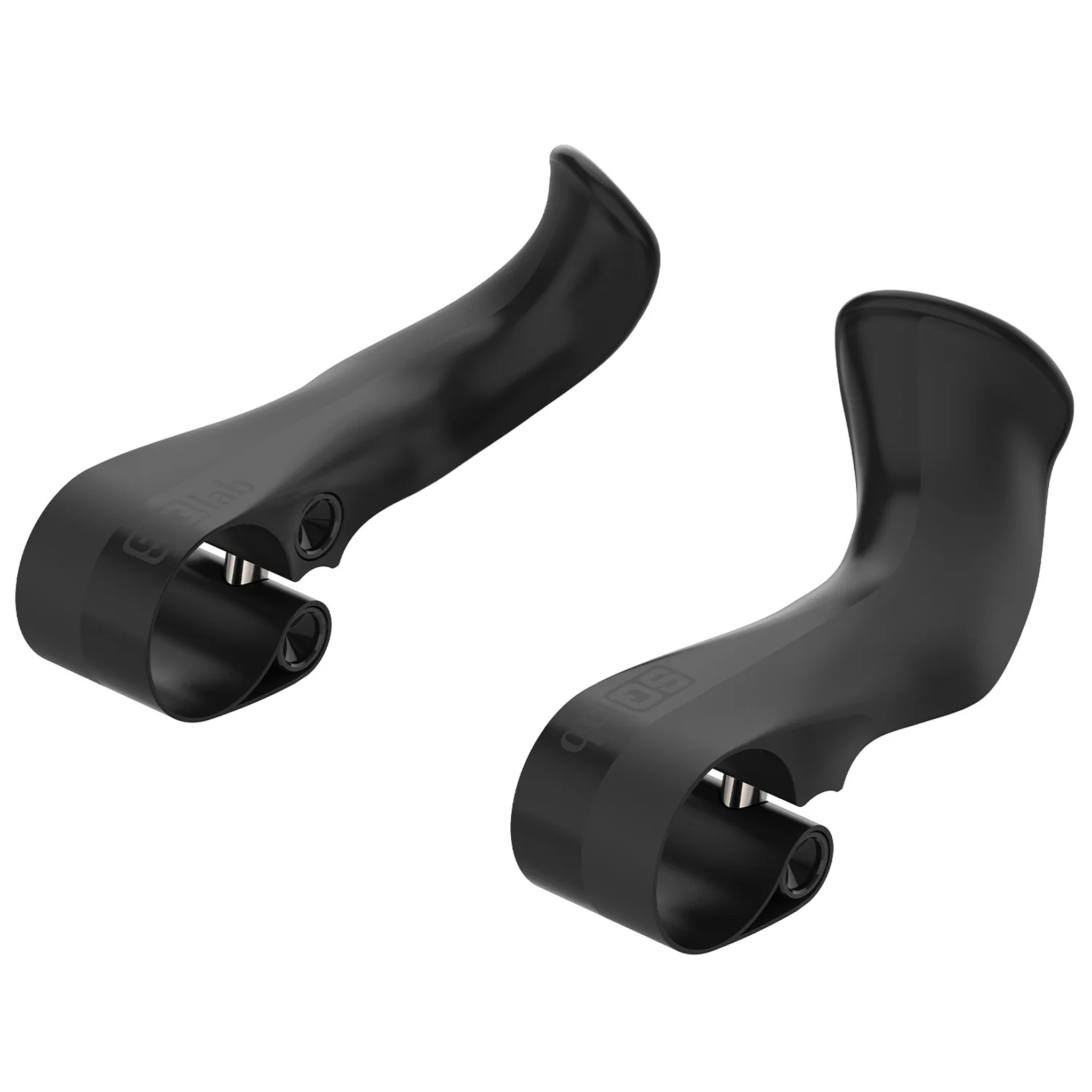 SQlab Inner Bar Ends, 411 R Carbon,  Black/Black