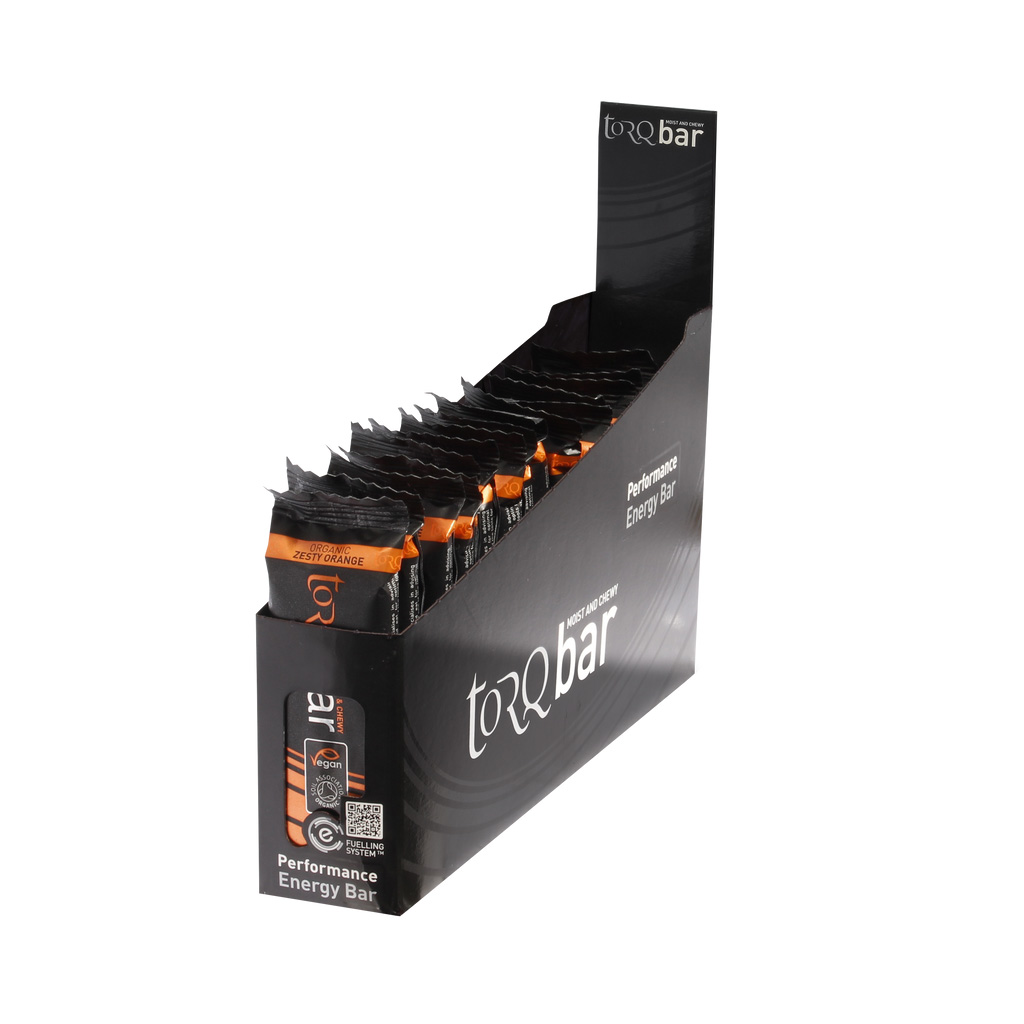 Torq Organic Energy Bar, Zesty Orange, 15/Count