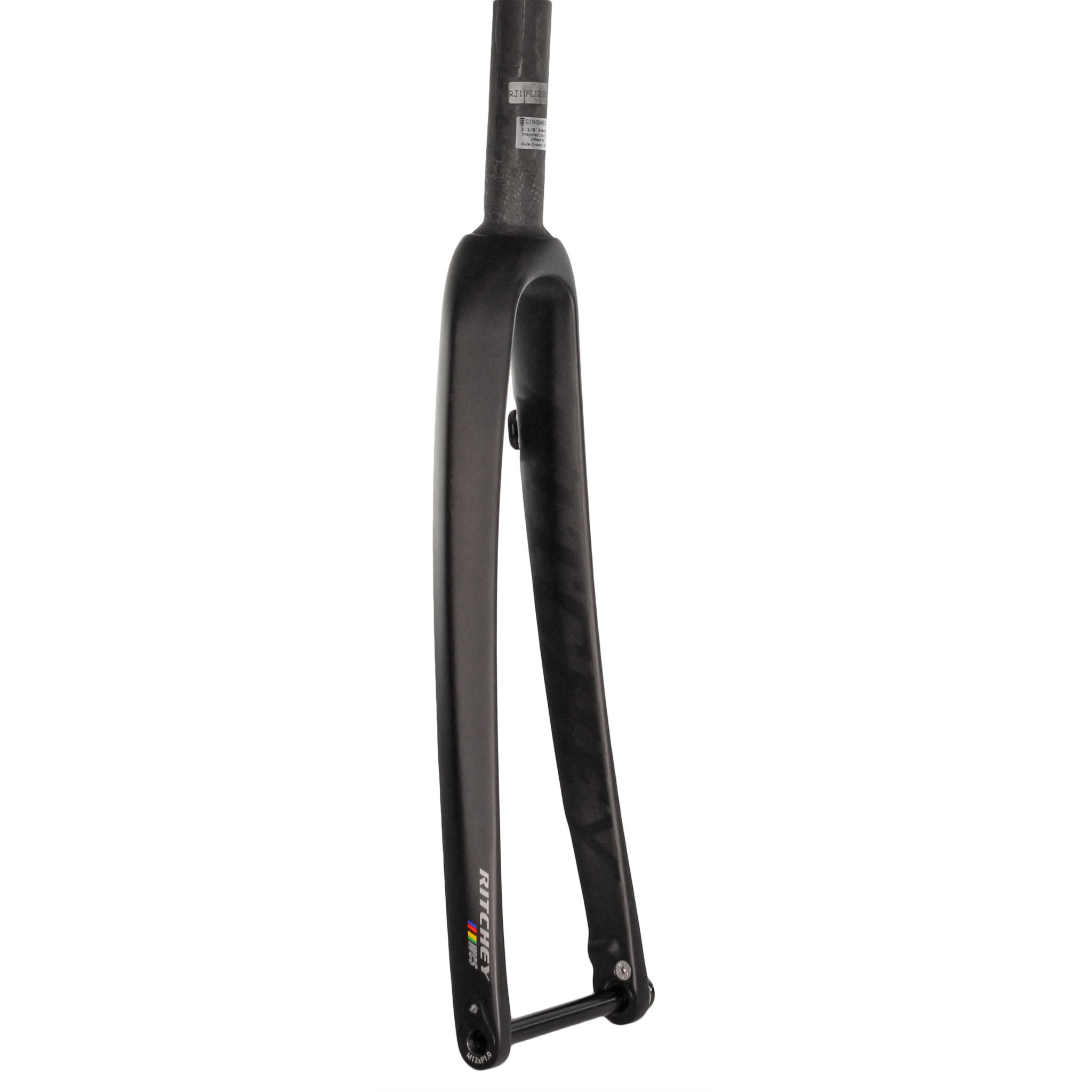 Ritchey WCS Road Fork, Carbon, Straight, Flat Mount Disc,12TA