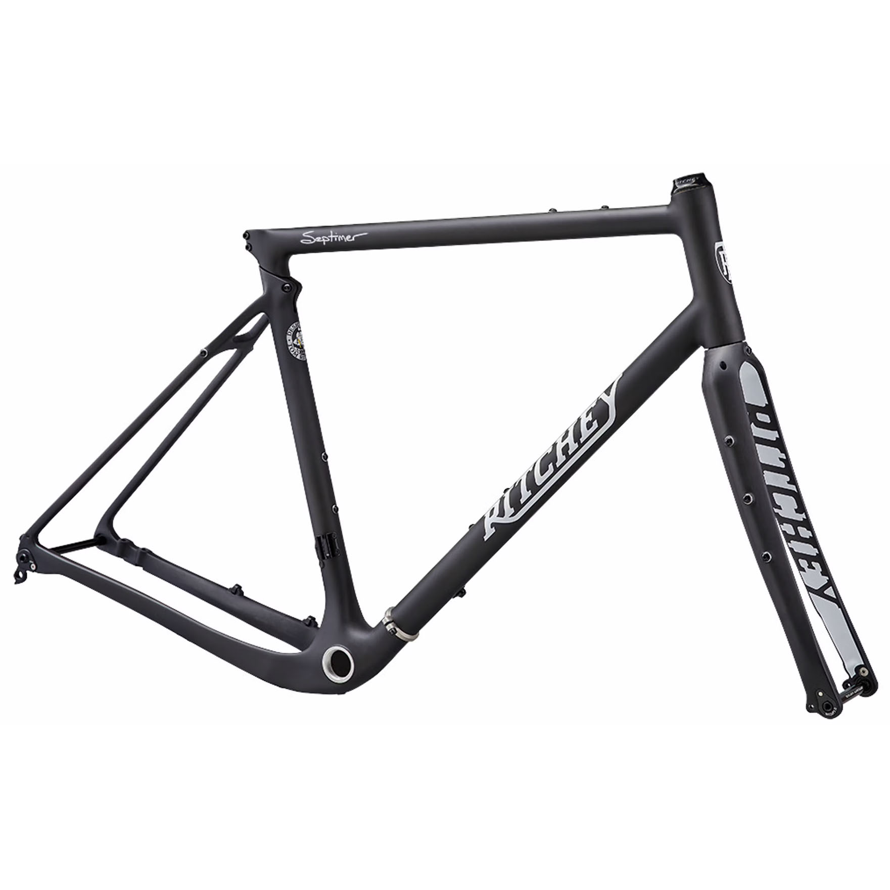 Ritchey Septimer Break-Away Disc Frameset, Large, Black/White