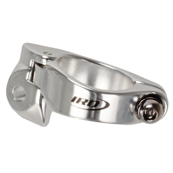 Interloc Racing Design Front Derailleur Braze-On Clamp, 28.6mm - Silver