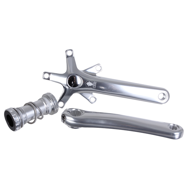 Interloc Racing Design Lobo Crank Arms and BB, 110/74, 175 - Silver