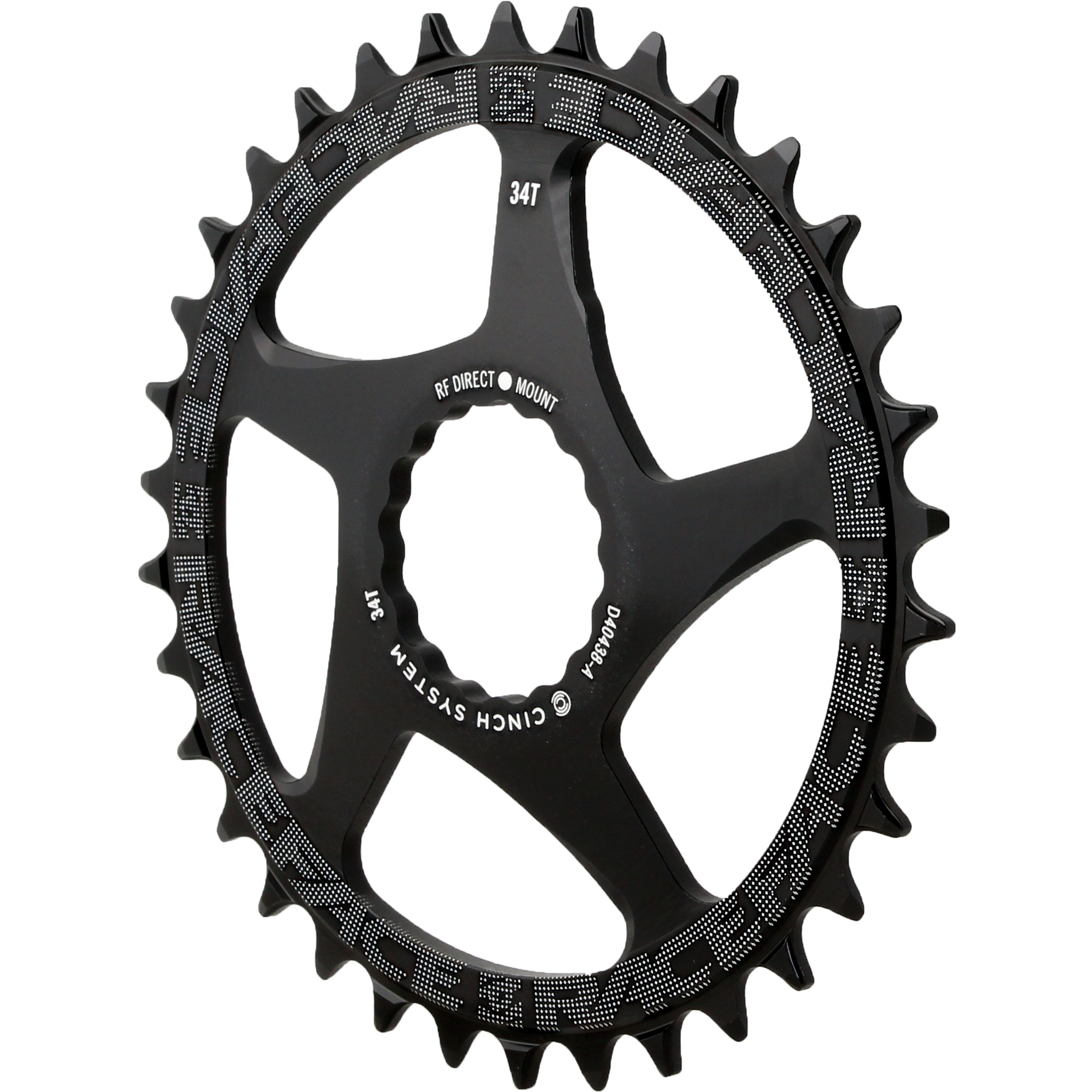 Race Face Cinch Direct Mount Chainring, 34T, Black