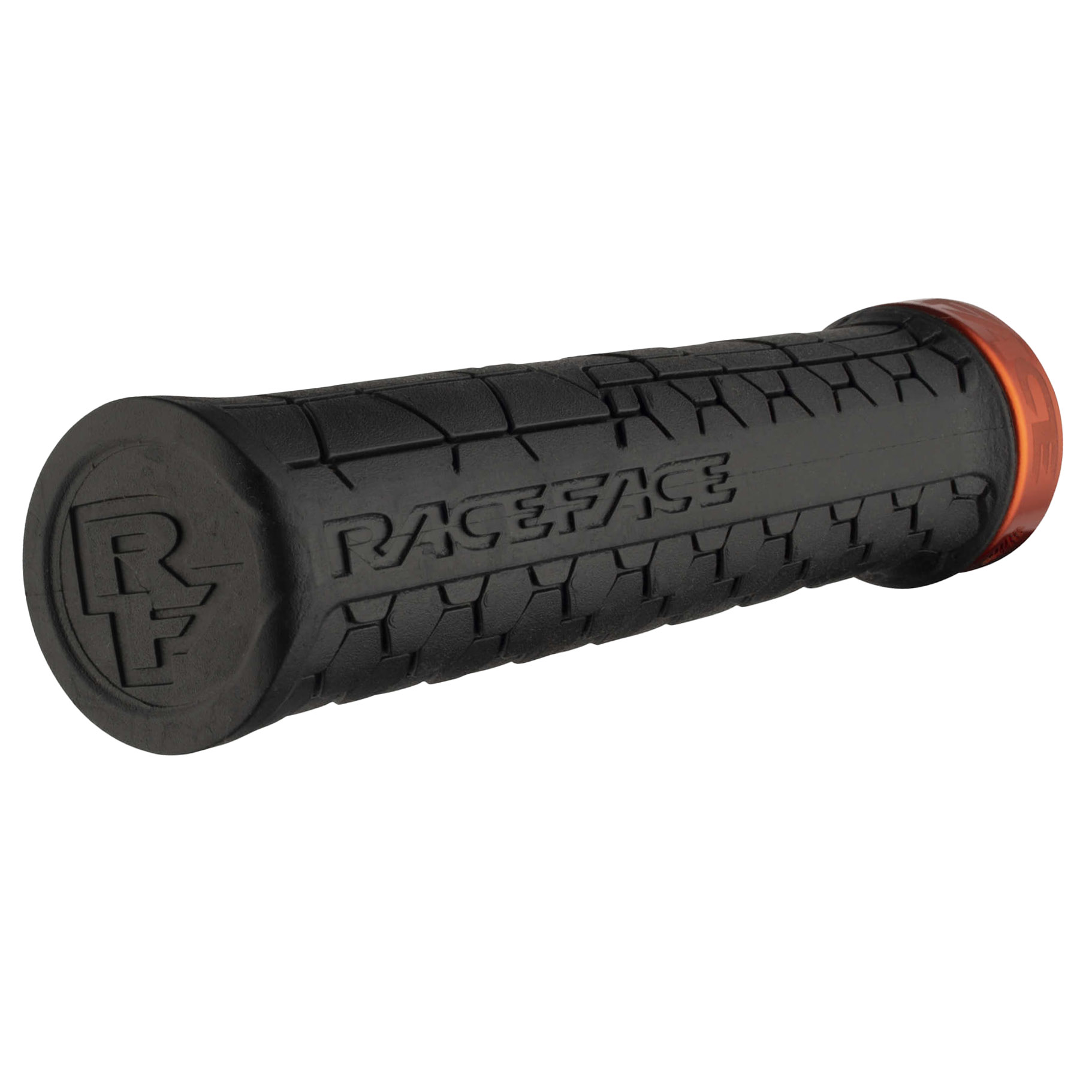Race Face Getta Grip Lock-On Grips, 30mm, Black/Orange