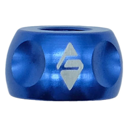 Ridefarr Alloy Presta Valve Locknut w/O-Ring, Blue
