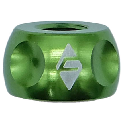 Ridefarr Alloy Presta Valve Locknut w/O-Ring, Green