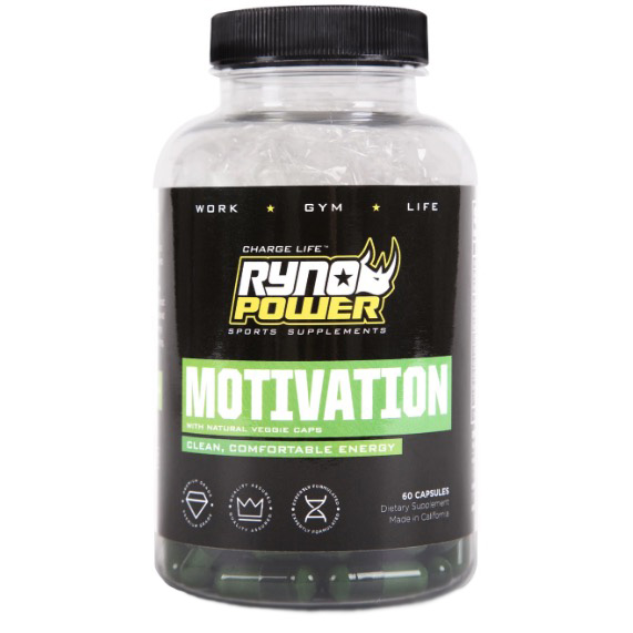 Ryno Power Motivation Capsules, 60/count