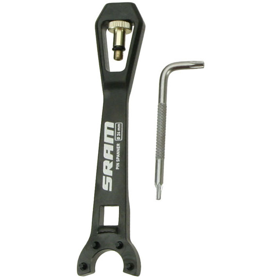 RockShox 4-Pin Spanner + Air/Torx Tool, Vivid Coil/Air Shocks
