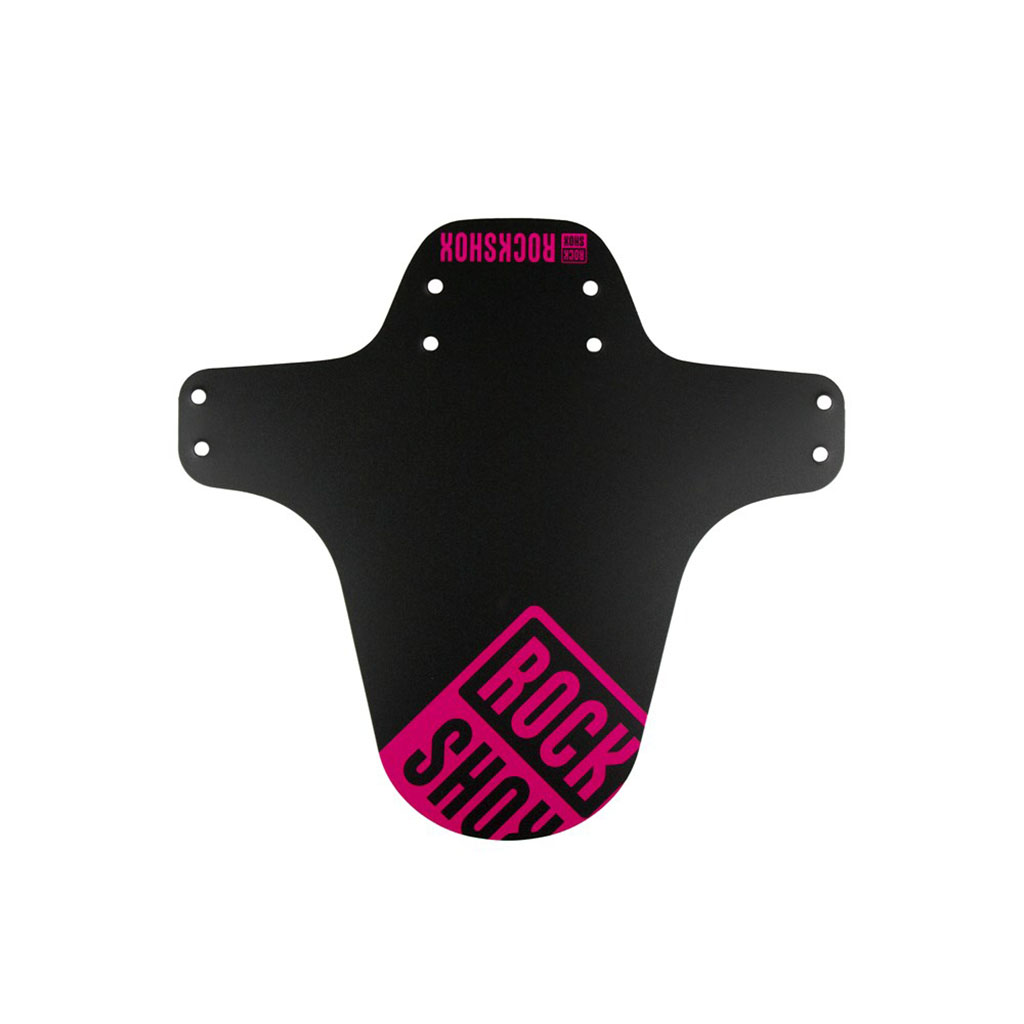 RockShox MTB Fender, Short Zip Tie, Black w/Magenta