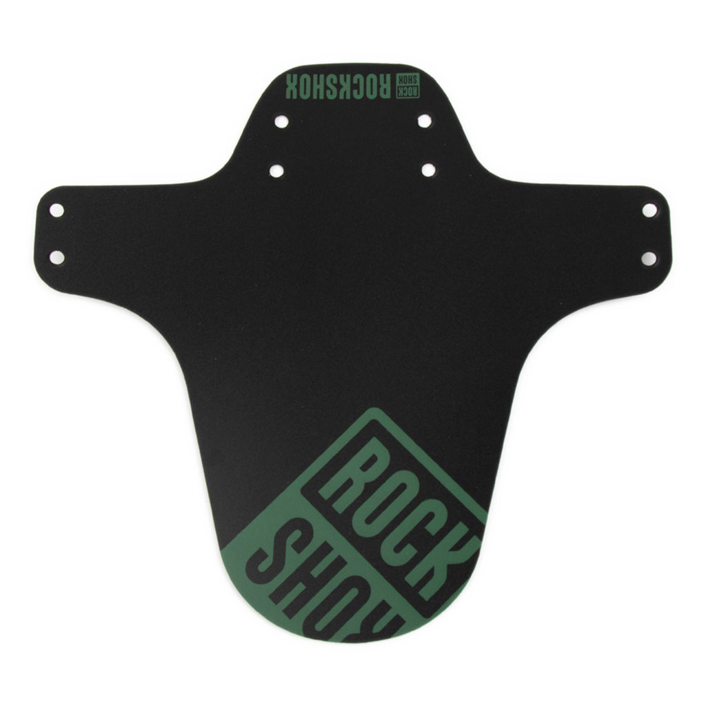 RockShox MTB Fender, Short Zip Tie, Black w/Seafoam Green