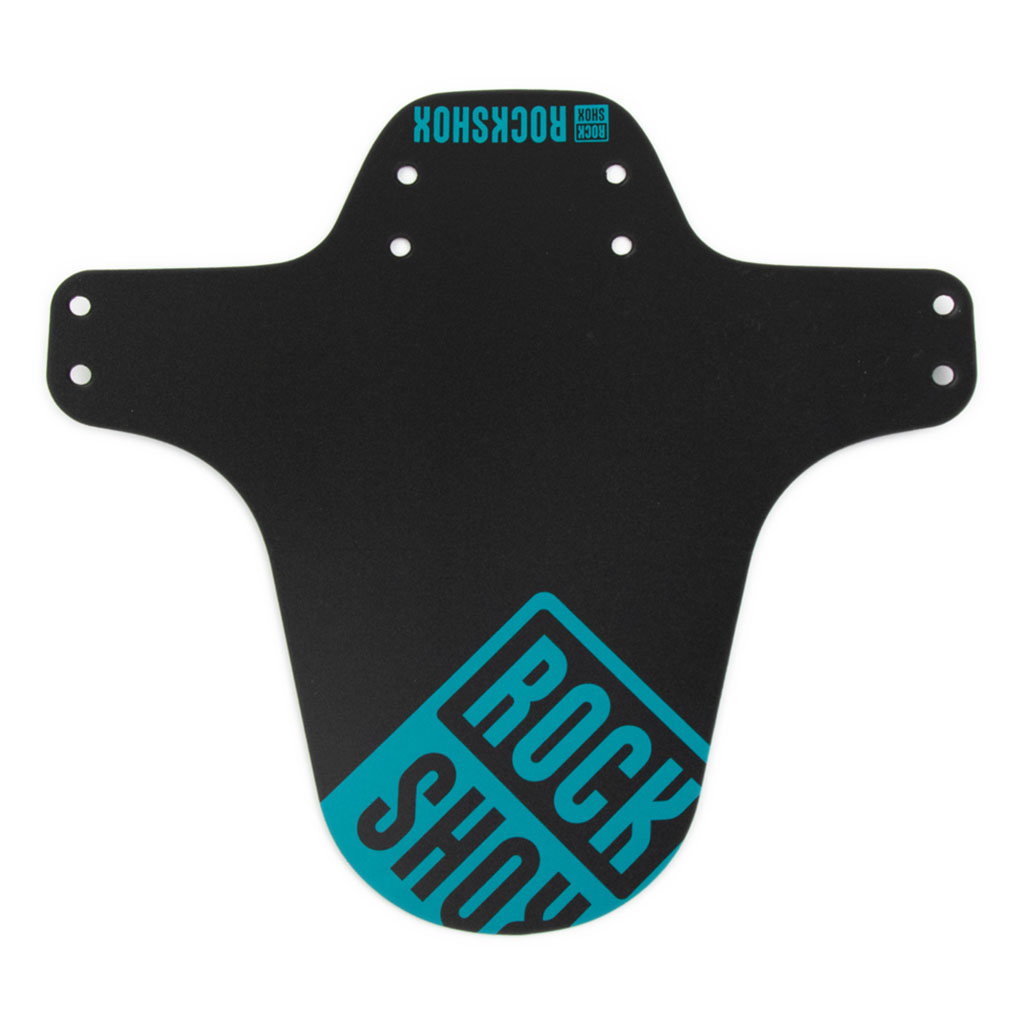 RockShox MTB Fender, Short Zip Tie, Black w/Teal