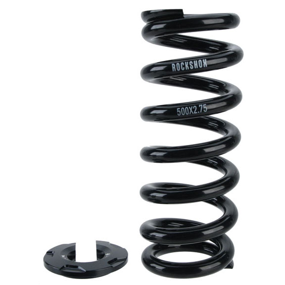 RockShox Steel Coil Spring (A), 2.50/2.75" x 500#, Black