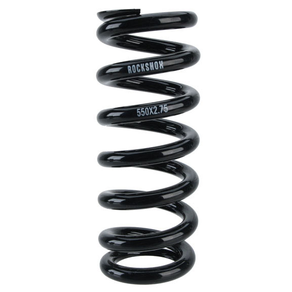RockShox Steel Coil Spring (S), 2.50/2.75" x 550#, Black