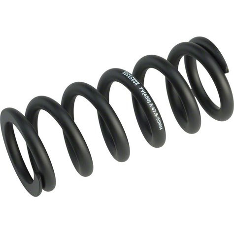 RockShox Steel Metric Coil Spring 174mm (67.5-75mm) 600#, Black