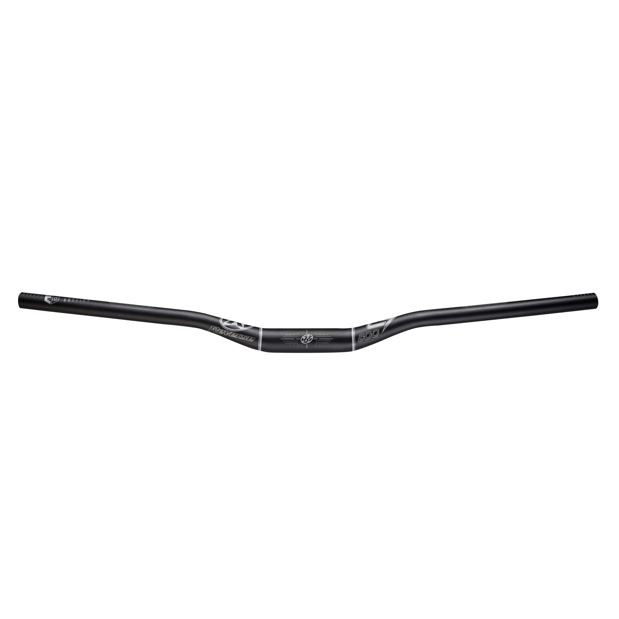 Reverse E-Element Riser Bar, (35.0) 25mm/800mm, Black/Gray