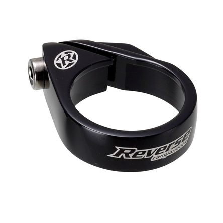 Reverse Bolt Seatpost Clamp, 31.8mm, Black