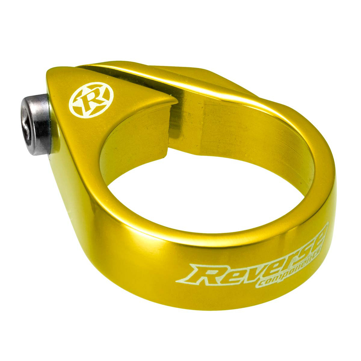 Reverse Bolt Seatpost Clamp, 34.9mm, Gold