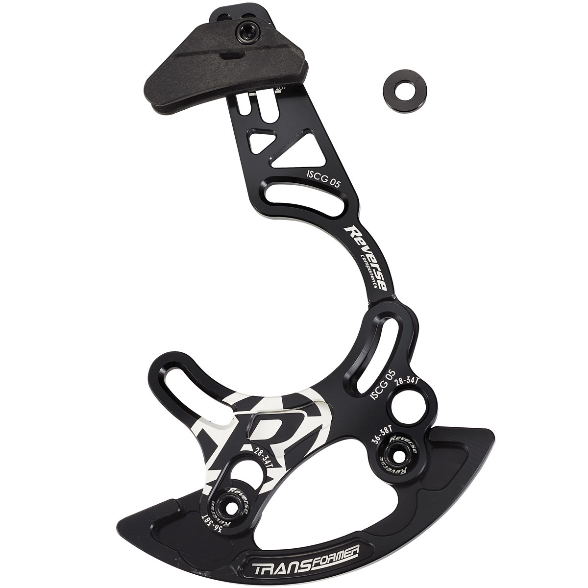 Reverse Transformer Trail Chain Guide, Upper+Lower, Black