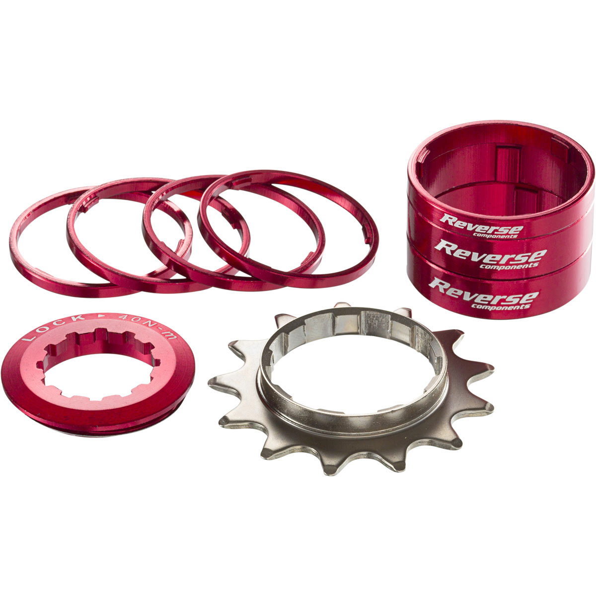 Reverse Single Speed Kit, 13t, Red