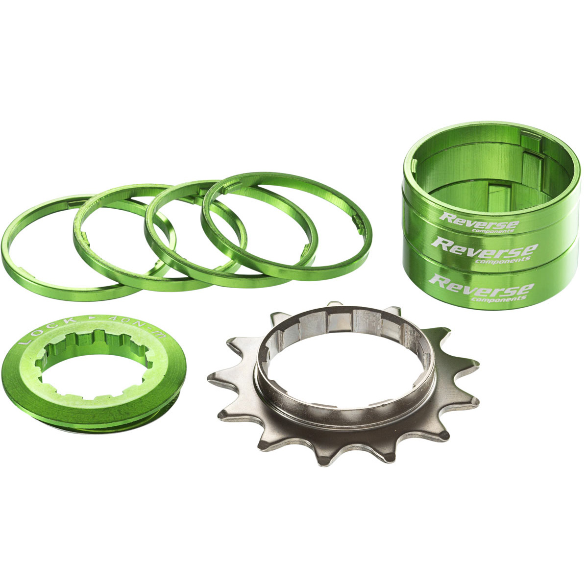 Reverse Single Speed Kit, 13t, Green