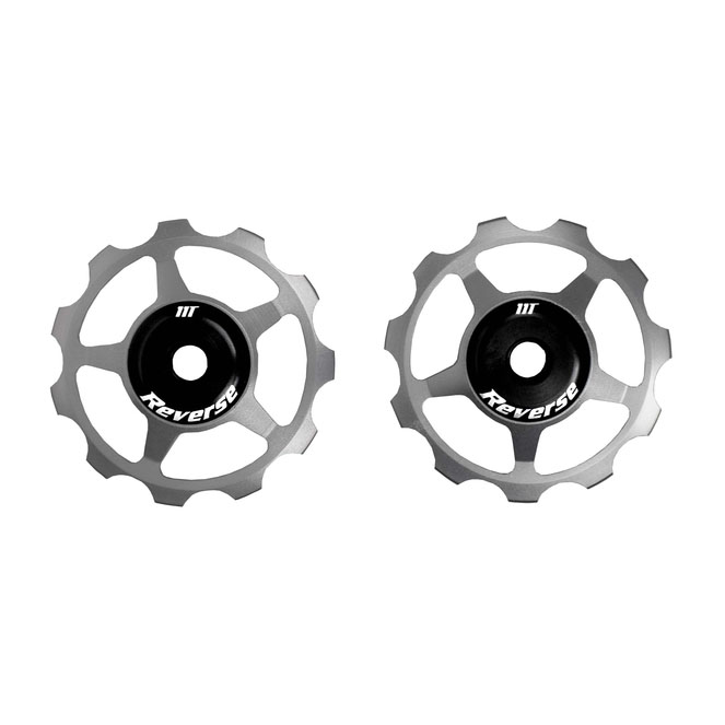Reverse Aluminum Pulley Set For Colab Chain Tensioner, Silver