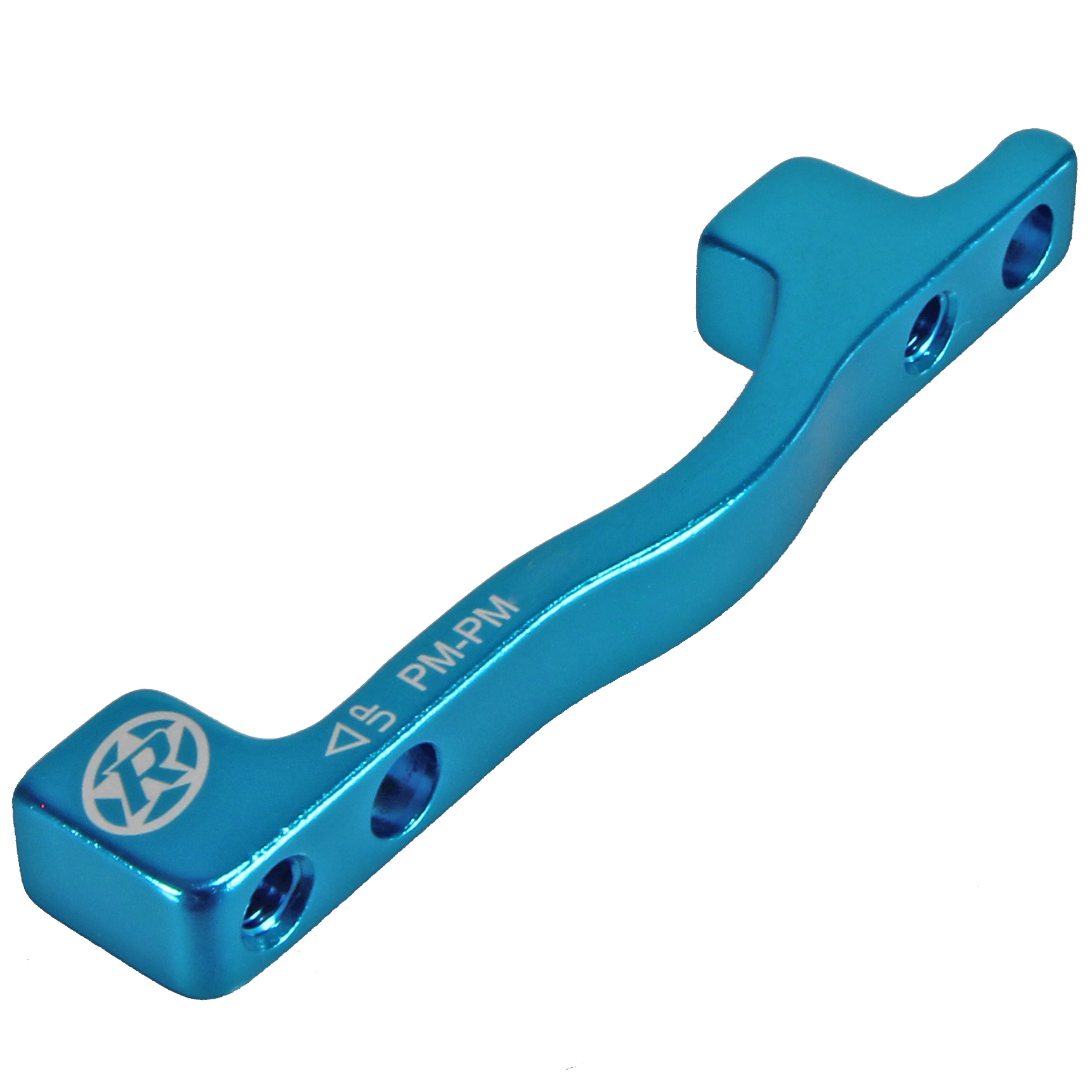 Reverse Disc Brake Adapter, PM-PM 203 Front, Light Blue 