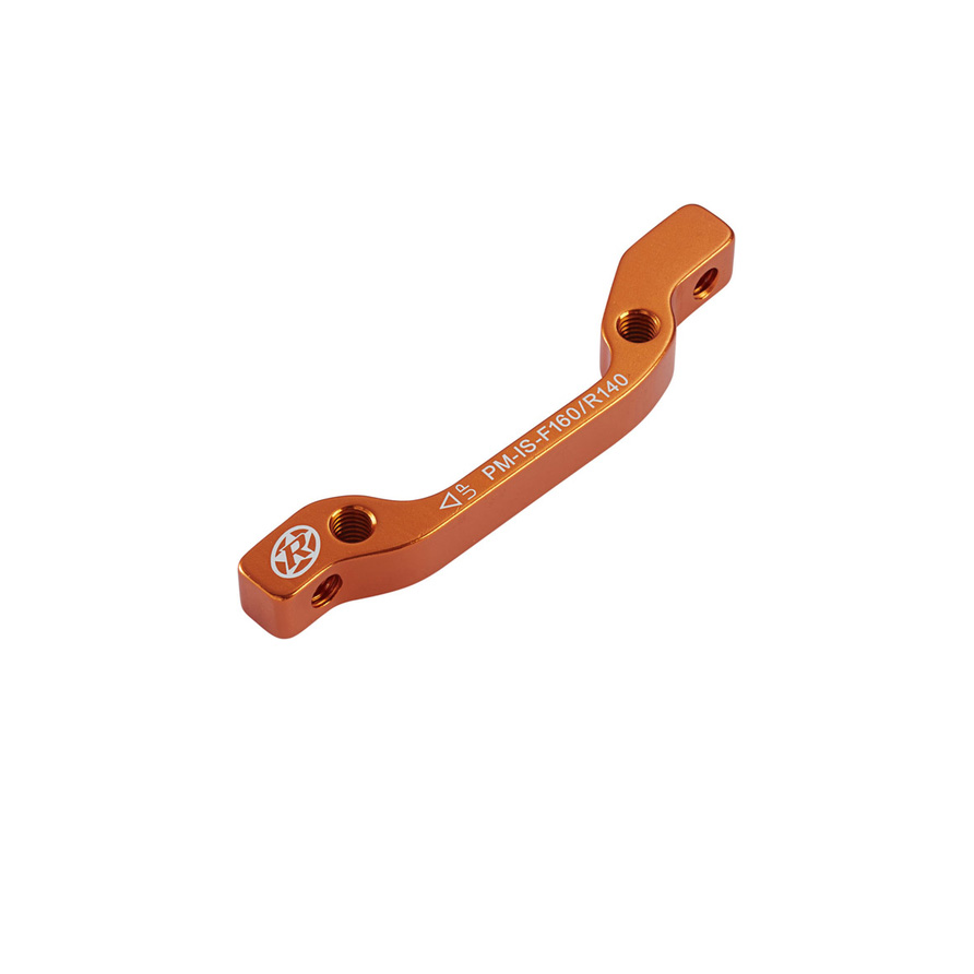 Reverse Disc Brake Adapter, IS-PM 160 Front/140 Rear, Orange