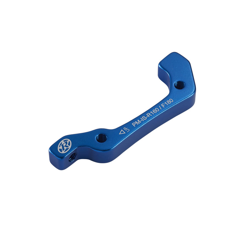 Reverse Disc Brake Adapter, IS-PM 180 Front/160 Rear, Blue