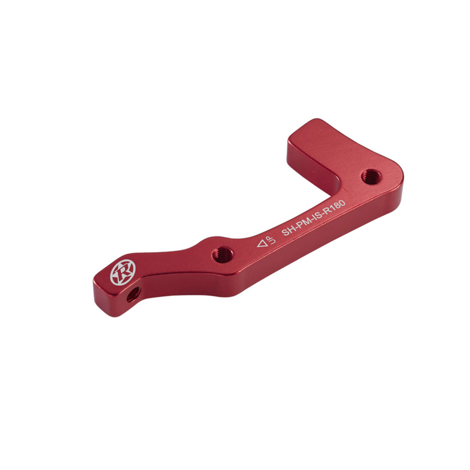 Reverse Disc Brake Adapter, IS-PM 180 Rear, Shimano, Red