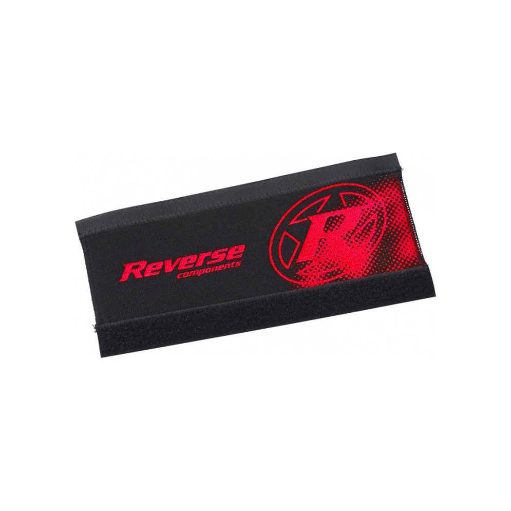 Reverse Chainstay Cover, Black/Red 