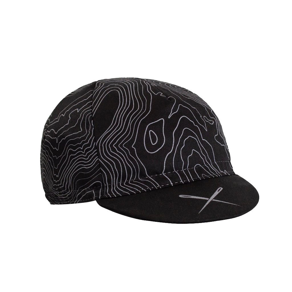 Restrap Yorkshire Contours Cycling Cap, Black - One Size