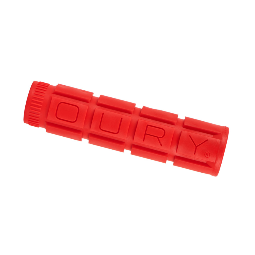 Oury V2 Single Compound Grips, Candy Red, Pair