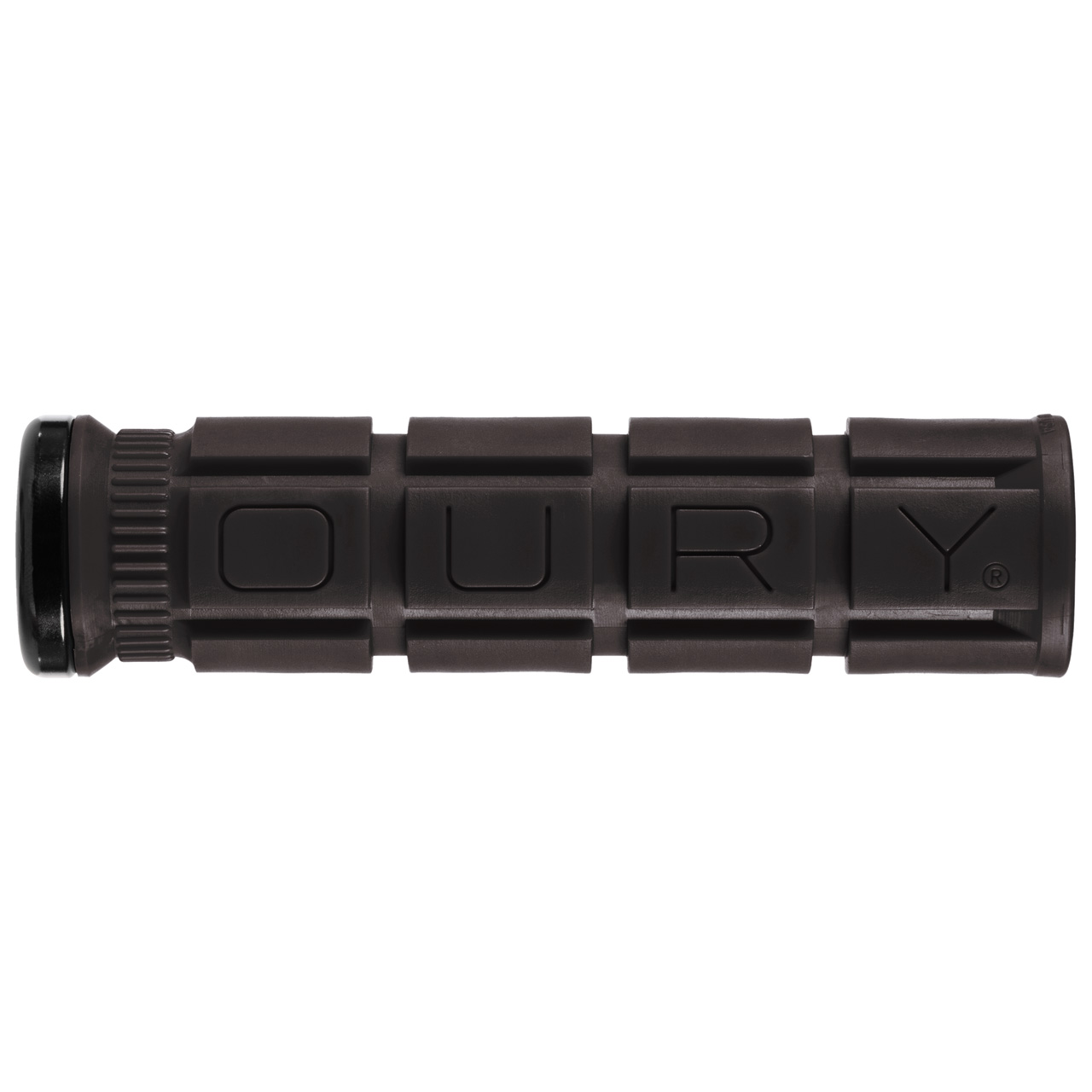 Oury V2 Single Sided Lock-On Grips, Black/Black Clamps