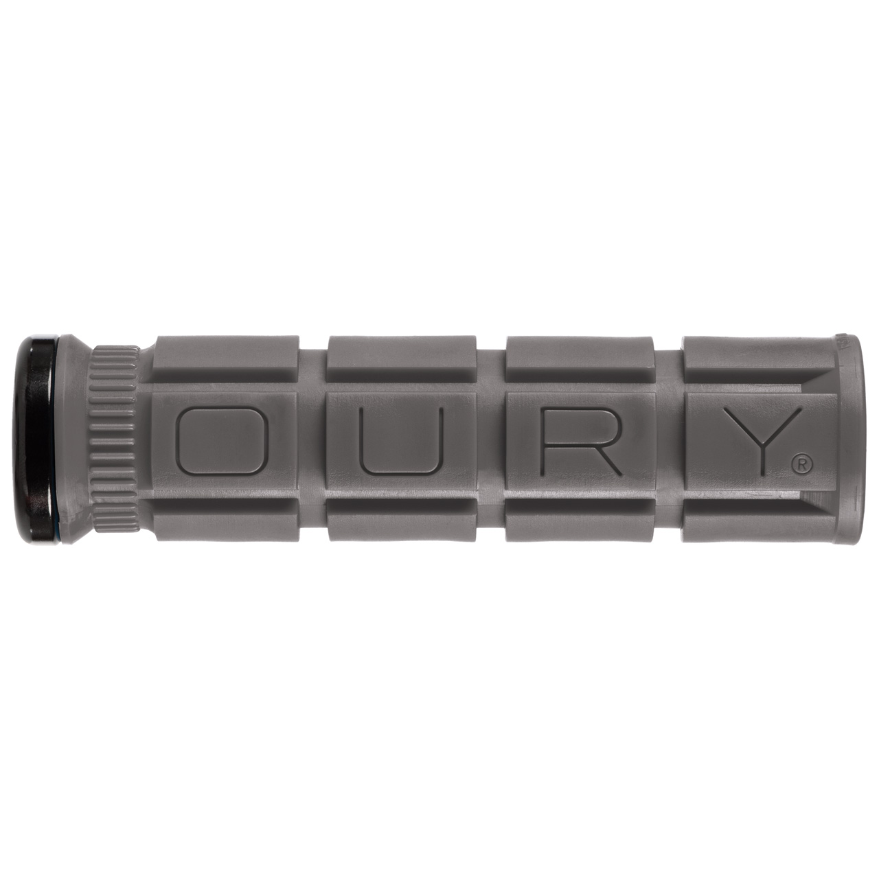 Oury V2 Single Sided Lock-On Grips, Graphite/Black Clamp
