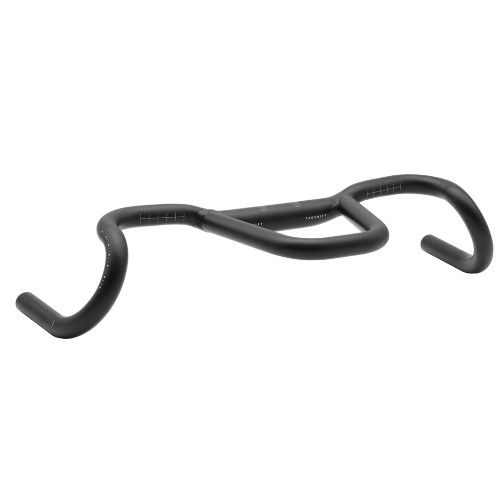 Redshift Sports Kitchen Sink Drop Bar w/ Loop 25 deg - 41cm, Black