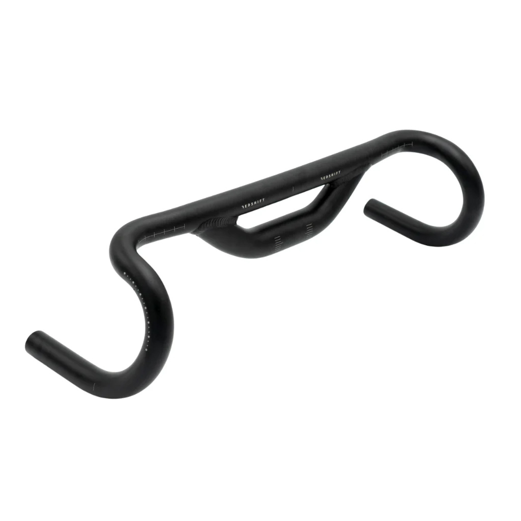 Redshift Sports Top Shelf Drop Bar 50mm Rise 10 deg- 41cm, Black