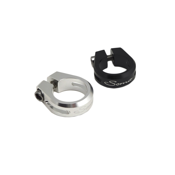 Soma Bolt-On Seat Clamp, 29.8mm (1-1/8") - Silver