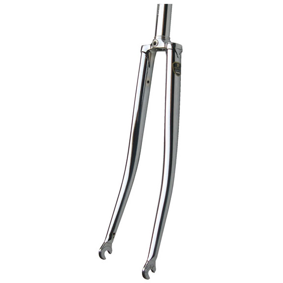 Soma Lugged Track Fork, 700c 1" Thrdls, Chrome