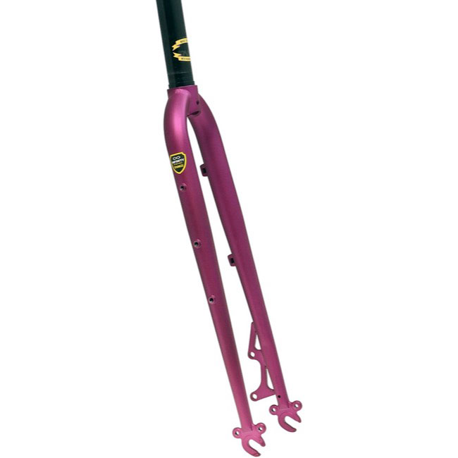 Soma Lugged CX Disc Fork, 700c 1-1/8", Purple