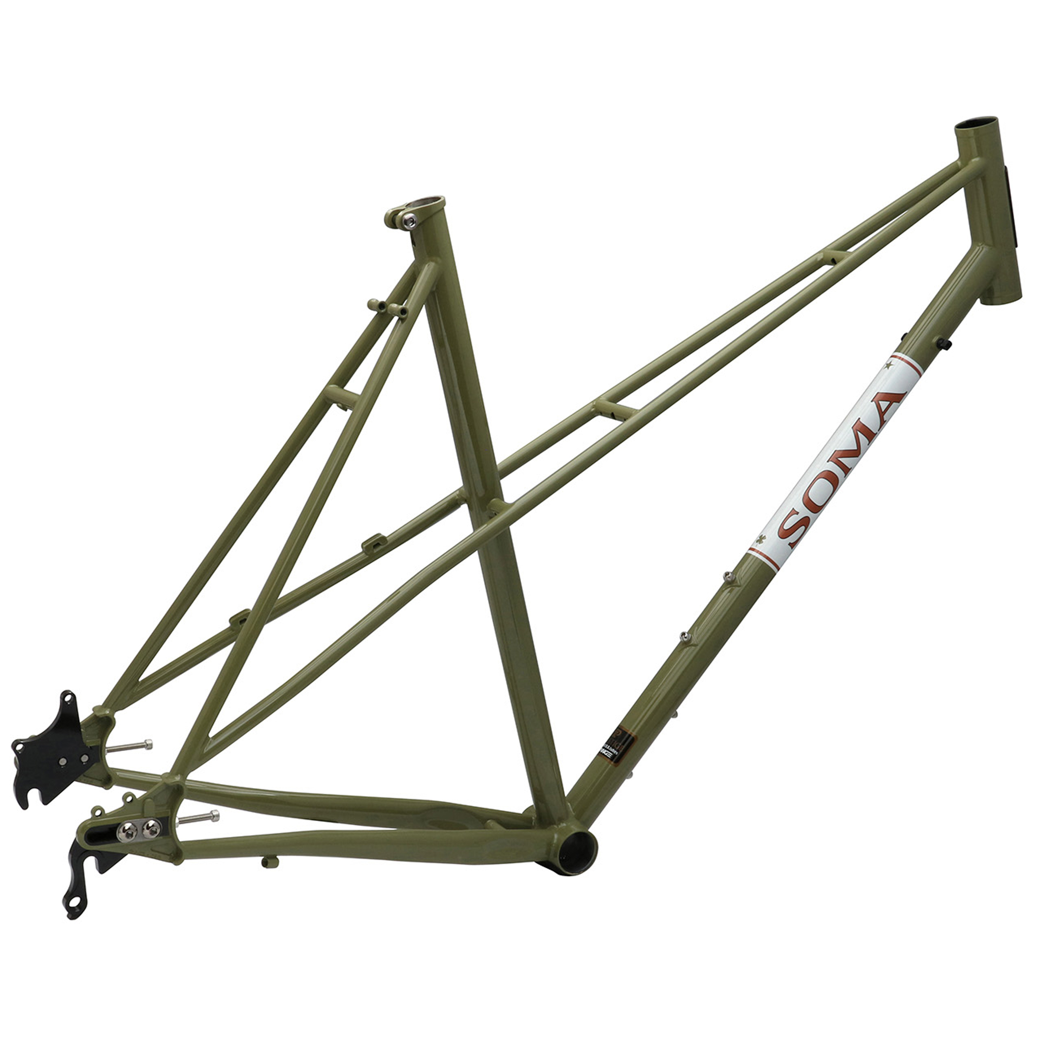 Soma Buena Vista Disc Mixte Frame/Fork, 50cm - Olive Green