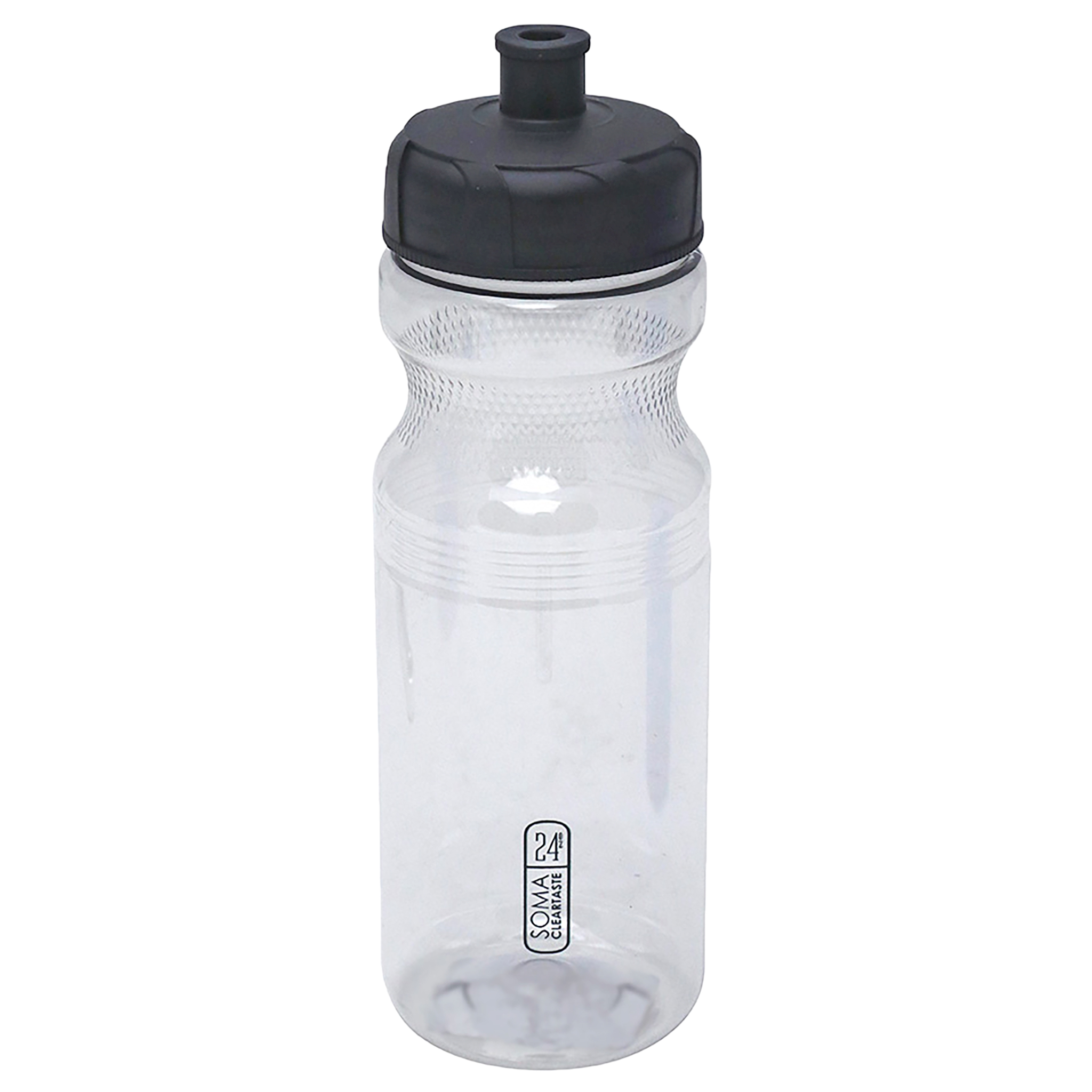 Soma Clear Taste Water Bottle Clear/Black - 24oz
