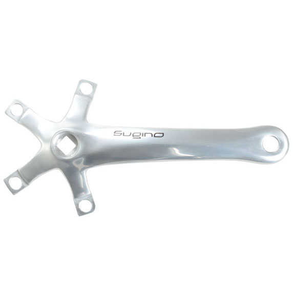 Sugino XD2 Double Crank Arms, JIS 110 170 Silver