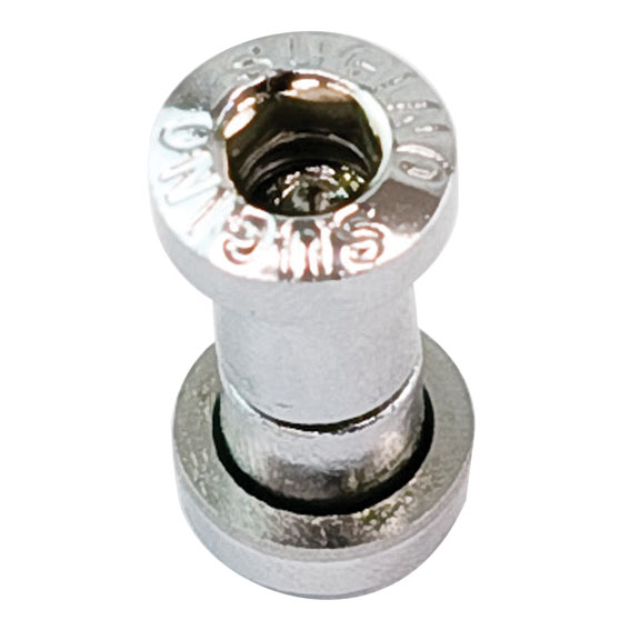 Sugino Seatpost Clamp Bolt, 22mm - Chrome