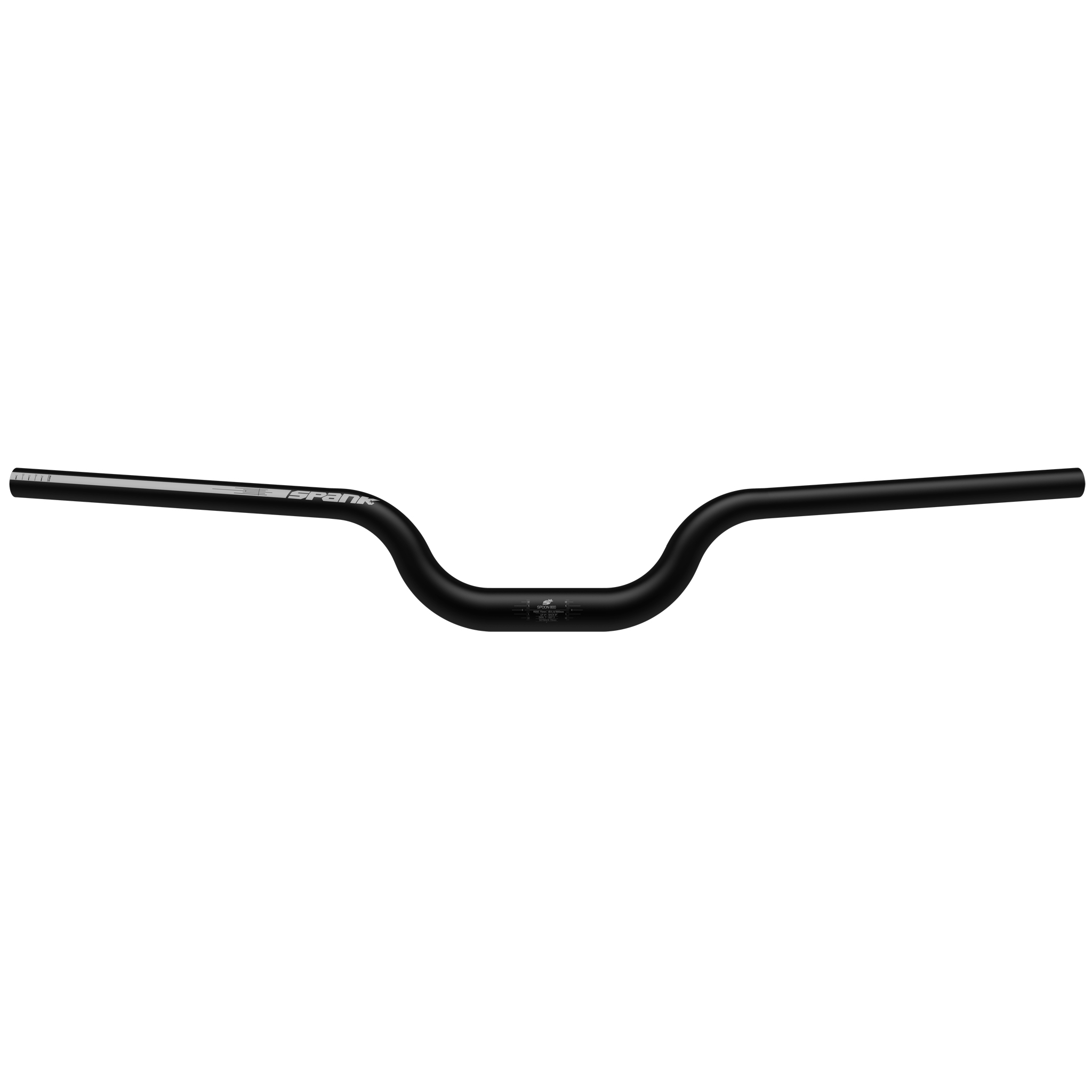 Spank Spoon 800 Riser Bar, (31.8) 75mm/800mm, Black