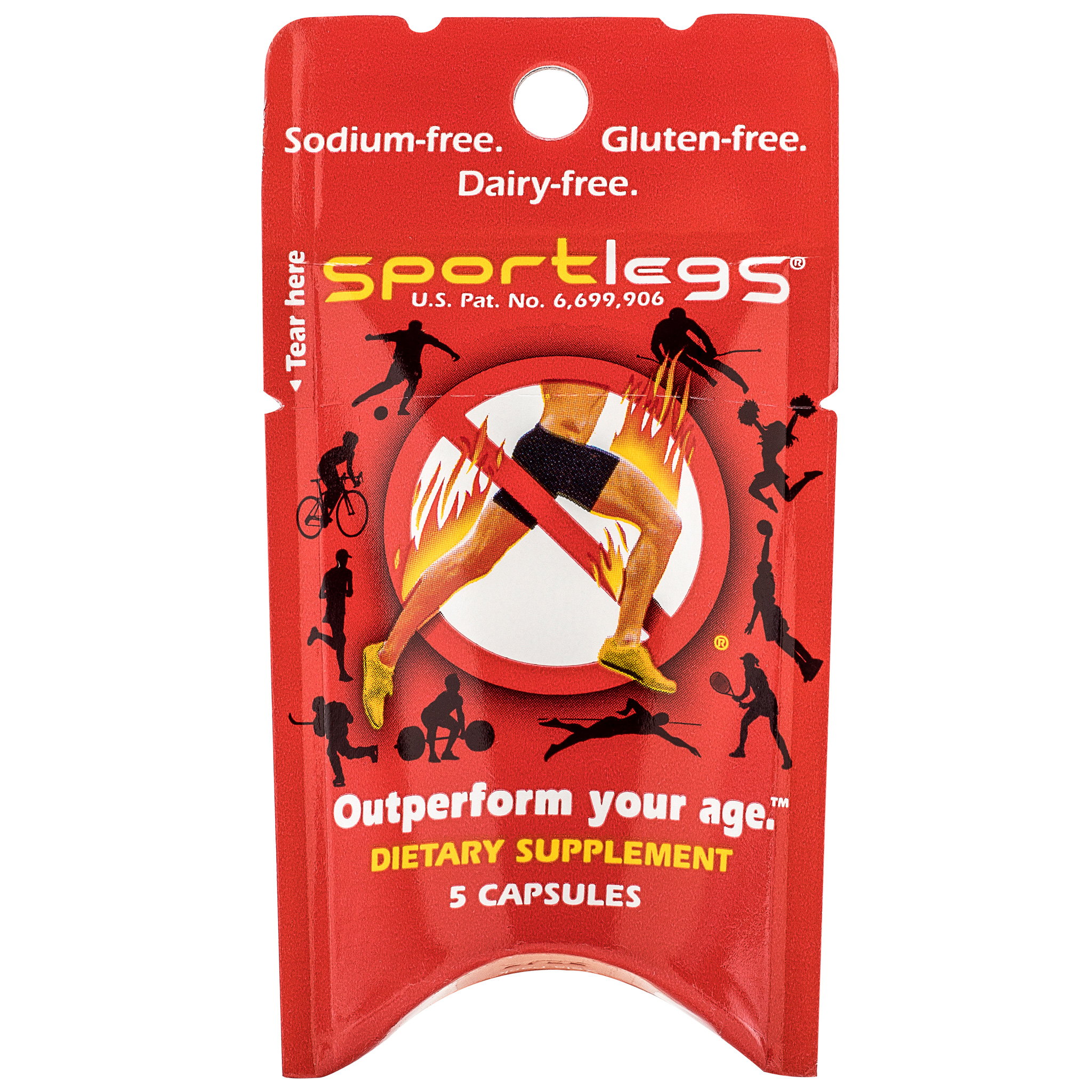 Sportlegs Pronto Dosing Packet, 5-Capsule Packet, 50/Count