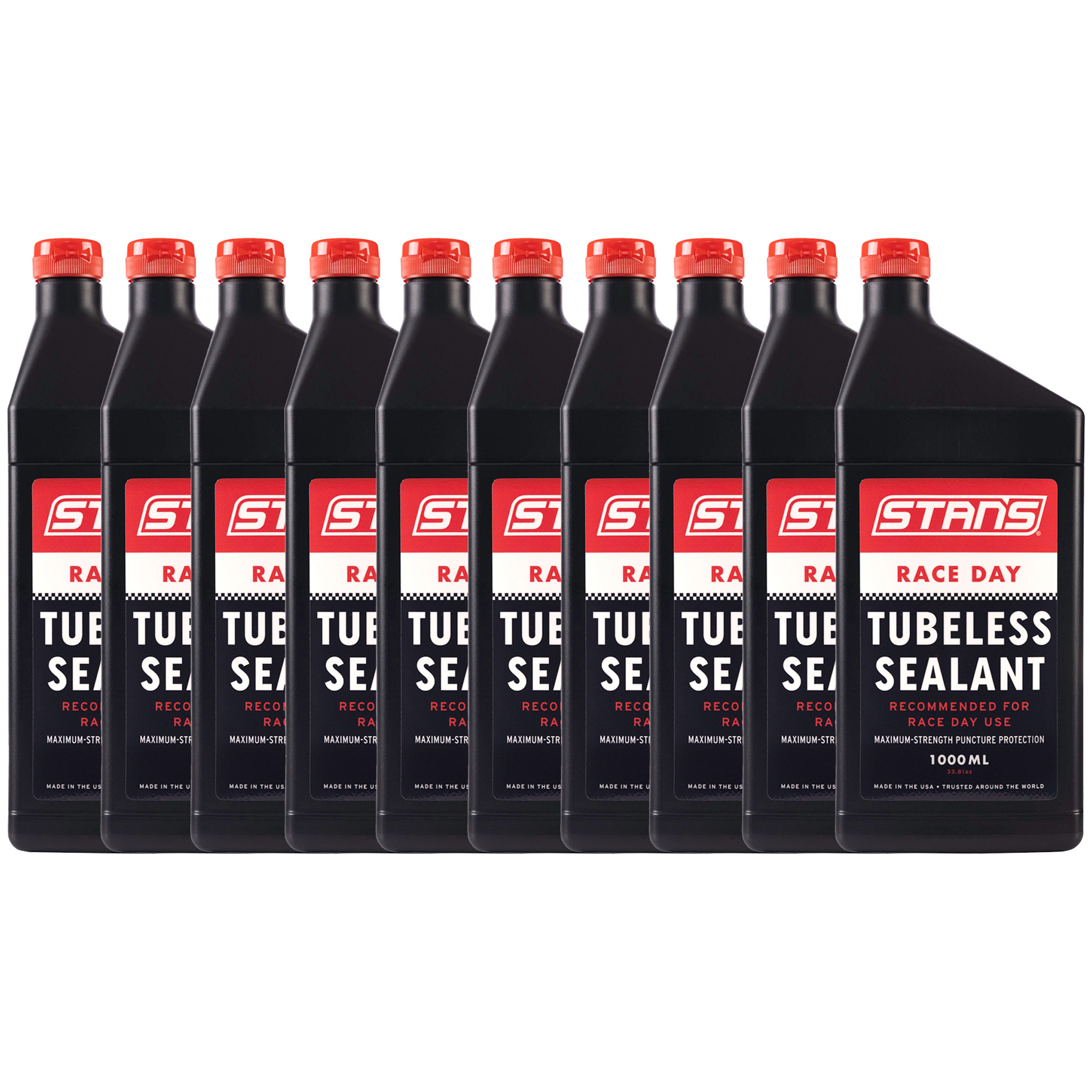 Stan's Race Day Tubeless Sealant, 1000ml  (33.8oz), 10/Count