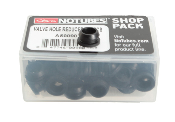 Stan's Schrader Valve Hole Reducers, 50/Count